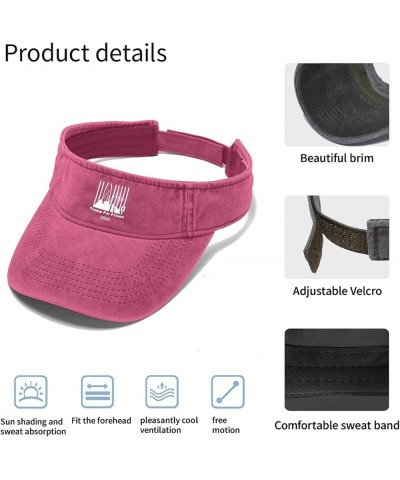 Ttrumpp for Prison 2024 Visor Caps Sun Visor Hat for Women Sun Visor Hats Packable Trump Visor Sun Hats Pink $11.79 Visors