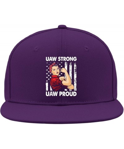 UAW Strike 2023 Hats River hat red dad hat Gifts for Men Summer Hat Purple $11.01 Cowboy Hats