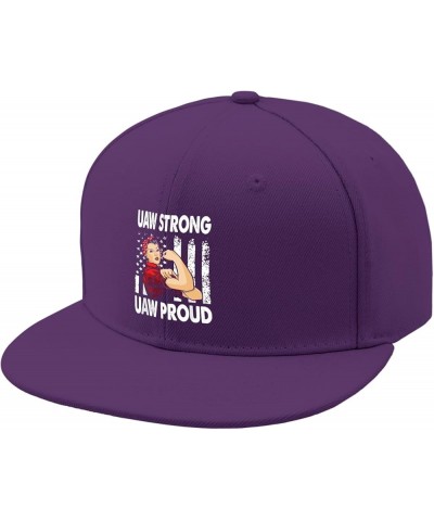 UAW Strike 2023 Hats River hat red dad hat Gifts for Men Summer Hat Purple $11.01 Cowboy Hats