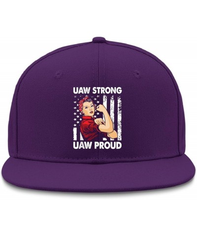 UAW Strike 2023 Hats River hat red dad hat Gifts for Men Summer Hat Purple $11.01 Cowboy Hats