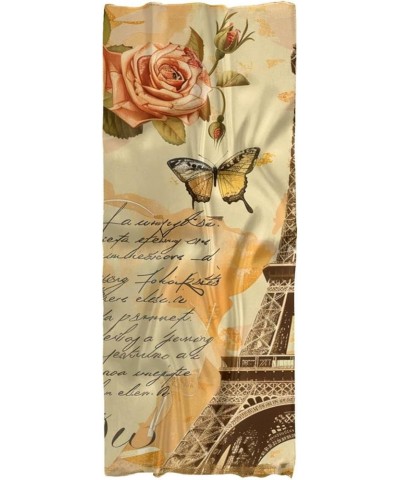 Scarves for Women Lightweight, Sheer Scarves Wraps for Spring Summer Shawl, Paris Pink Eiffel Tower Pattern2274 $12.23 Scarves