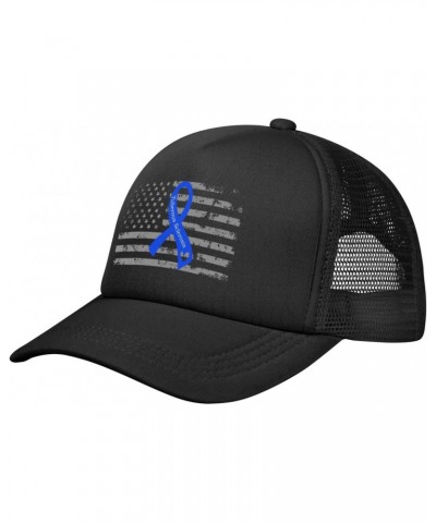 Tuberous Sclerosis Awareness Blue Ribbon Baseball Cap Adjustable Casual Mesh Hats Duck Tongue Hat for Men Women30 $10.98 Base...