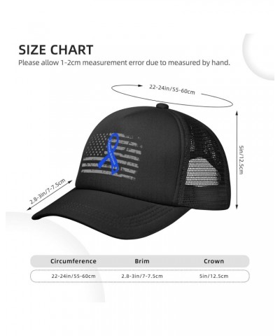 Tuberous Sclerosis Awareness Blue Ribbon Baseball Cap Adjustable Casual Mesh Hats Duck Tongue Hat for Men Women30 $10.98 Base...