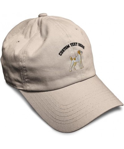 Soft Baseball Cap Jack Russell Terrier Dog A Embroidery Dogs Cotton Dad Hats for Men & Women Stone Personalized Text Here $15...