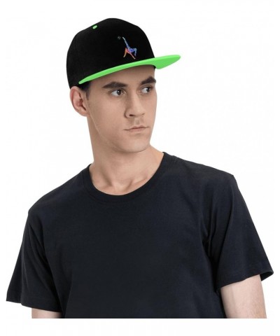 Soccer Players Shoot Fast Snapback Hat for Men Women Baseball Cap Trucker Flat Bill Hats Dad Caps Green $11.88 Baseball Caps