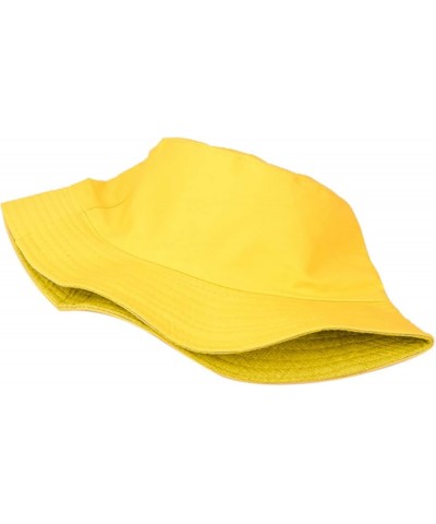 Bucket Hat for Women Men Summer UV Protection Floppy Wide Brim Solid Color Sun Hats Packable Outdoor Fishing Beach Hat Yellow...