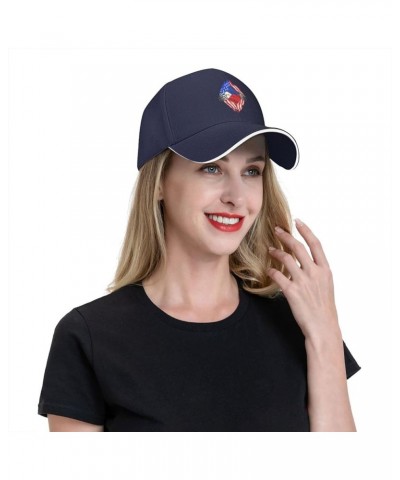 Philppines USA Flag Baseball Caps Woman Mens Fashionable Adjustable Duck Tongue Hat Sandwich Dad Hat Navy Blue $13.27 Basebal...