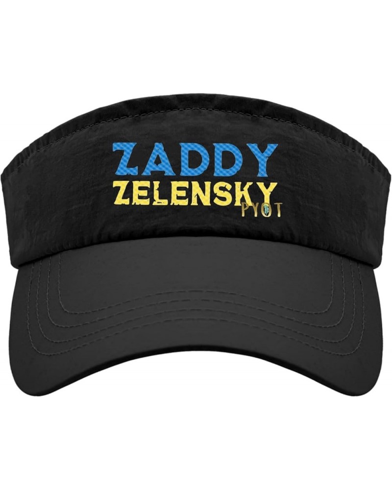 Zaddy in Training Caps Sun Visor Hat for Teens Sun Visors Reversible Sun Caps Allblack $9.90 Visors