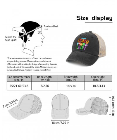 Crazy Bingo Lady Hat for Mens Baseball Caps Aesthetic Washed Ball Cap Fitted $9.88 Baseball Caps