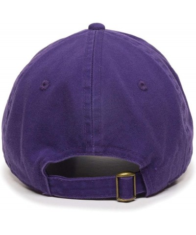 No Politics Baseball Cap Embroidered Cotton Adjustable Dad Hat Purple $13.10 Baseball Caps