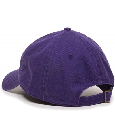 No Politics Baseball Cap Embroidered Cotton Adjustable Dad Hat Purple $13.10 Baseball Caps