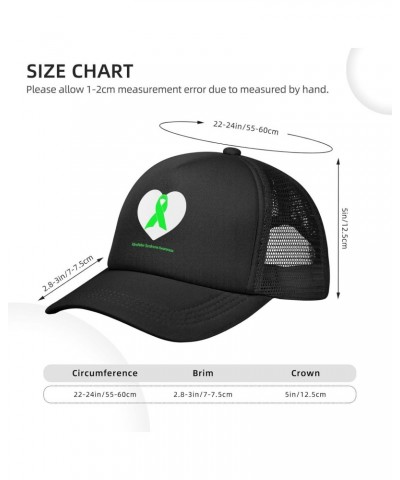 Klinefelter Syndrome Awareness Green Ribbon Baseball Cap Adjustable Casual Mesh Hats Duck Tongue Hat for Men Women74 $12.96 B...