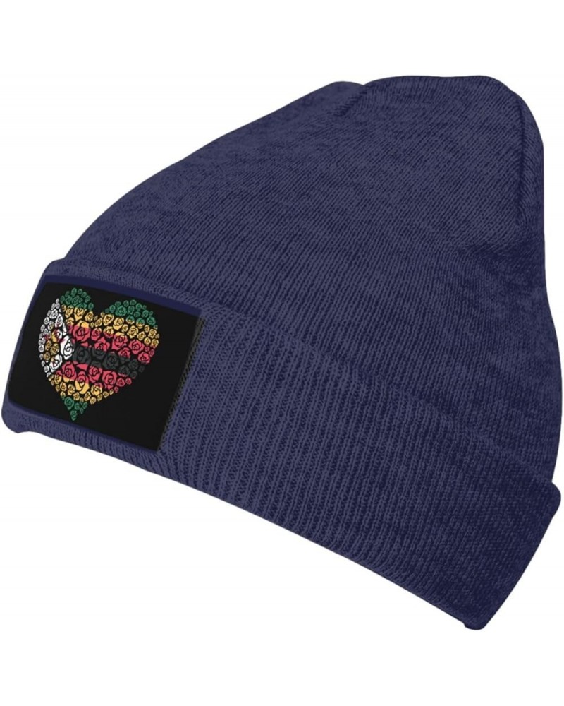 Beanie Hat Stretchy Hat Soft Warmth Knit Hat Cap for Men & Women Unisex Navy Blue $11.69 Skullies & Beanies