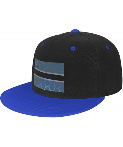 Flag of Botswana Baseball Cap for Men Women Snapback Hat Adjustable Flat Bill Hats Blue $11.87 Baseball Caps