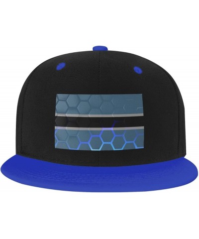 Flag of Botswana Baseball Cap for Men Women Snapback Hat Adjustable Flat Bill Hats Blue $11.87 Baseball Caps