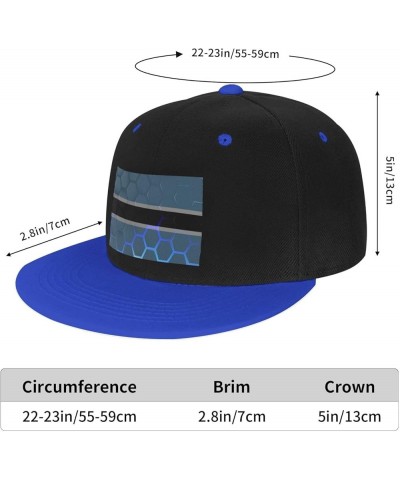 Flag of Botswana Baseball Cap for Men Women Snapback Hat Adjustable Flat Bill Hats Blue $11.87 Baseball Caps