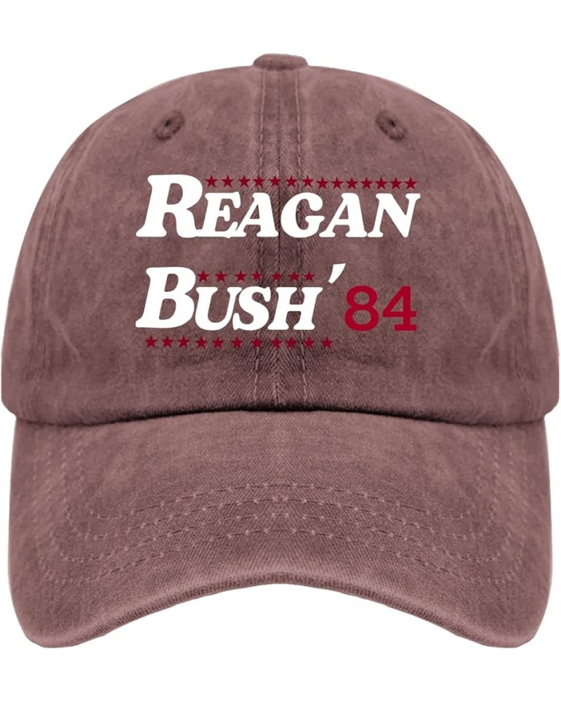 Womens Hat Republican Lids Caps for Men Sport Caps Adjustable Reagan 84 Baseball Cap Women Wine Red $9.22 Baseball Caps