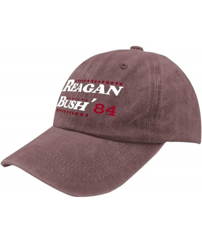 Womens Hat Republican Lids Caps for Men Sport Caps Adjustable Reagan 84 Baseball Cap Women Wine Red $9.22 Baseball Caps