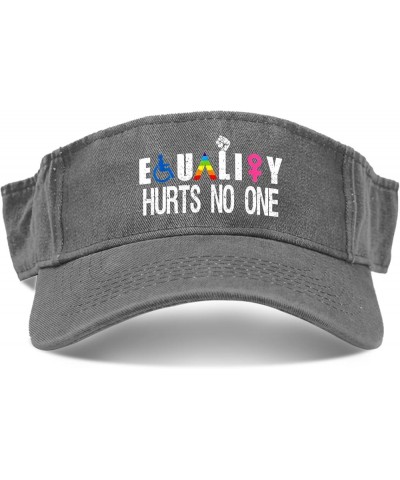 Equallity Hurtss No One Visor for Men Hat Visors for Teens Visor Cool Midterm Elections Uv Protection Caps Light Grey $8.11 V...