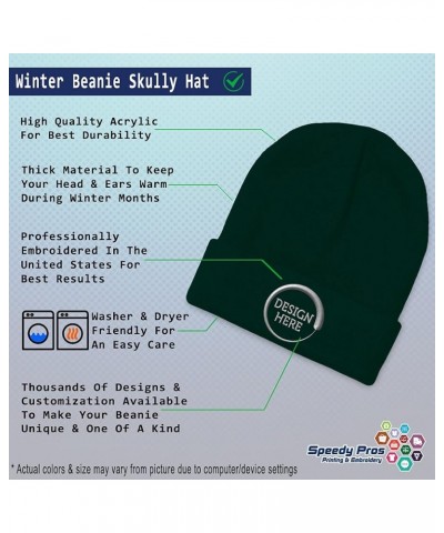 Beanies for Men Tennis Uncle Embroidery Humor Tennis Lover Winter Hats for Women Acrylic Skull Cap 1 Size Forest Green Person...