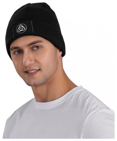 Algiz Rune Beanie Hats Soft Stretch Ski Caps Winter Warm Men's Womans Knit Cap Black $14.20 Skullies & Beanies