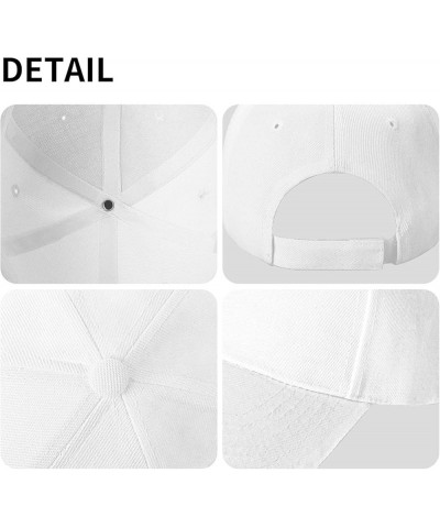 Ice Hockey Pattern Print Sandwich Baseball Cap, Classic Baseball Cap, Adjustable Fashion Outdoor Cap White $10.57 Baseball Caps