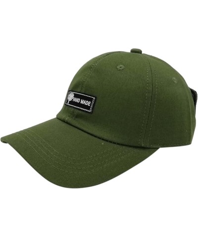 Men Baseball Cap Sun Baseball Cap Size for Running Workouts and Outdoor Activities in All Seasons Low Cap A-green $12.77 Base...