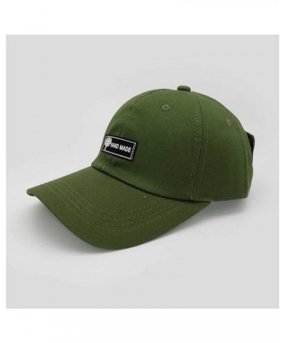 Men Baseball Cap Sun Baseball Cap Size for Running Workouts and Outdoor Activities in All Seasons Low Cap A-green $12.77 Base...