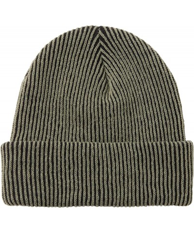 Men's Folded Cuff Beanie Hat - Comfortable and Casual Winter Knit Hats for Men for Cold Weather Dust Green | Og Beanie $14.00...