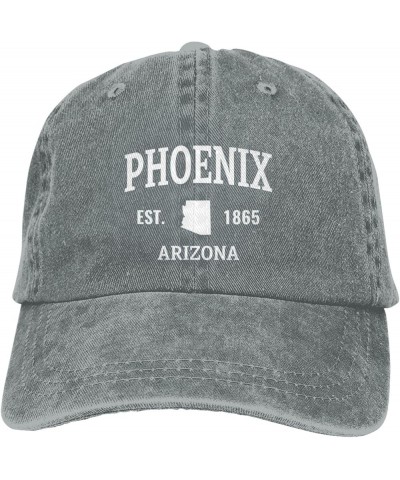 Womens Baseball Cap Hiking Cool Cap for Womens Ball Hats Trendy Phoenix Arizona Baseball Hat Gray $9.65 Baseball Caps