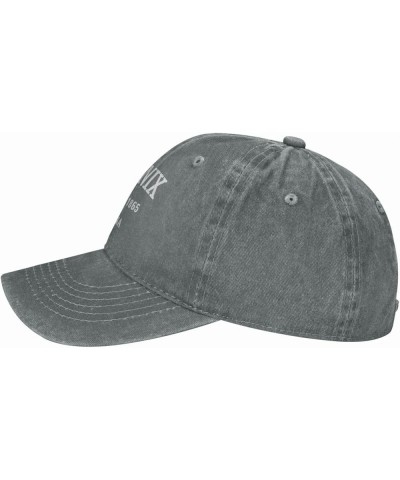 Womens Baseball Cap Hiking Cool Cap for Womens Ball Hats Trendy Phoenix Arizona Baseball Hat Gray $9.65 Baseball Caps