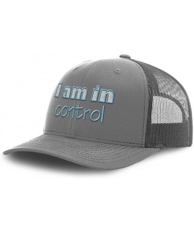 Trucker Hat Baseball Cap I Am in Control Cotton Dad Hats for Men & Women Grey $12.48 Baseball Caps