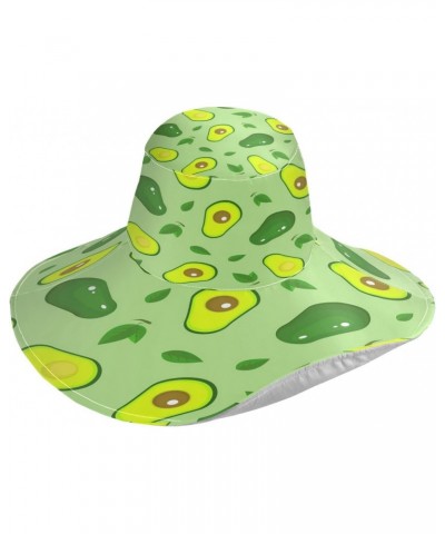 Sun Hats for Women Gardening Hat Avocado Green Fruits Beach Sun Protection Travel Foldable Brim Summer UV Hat Fishing Hat $11...