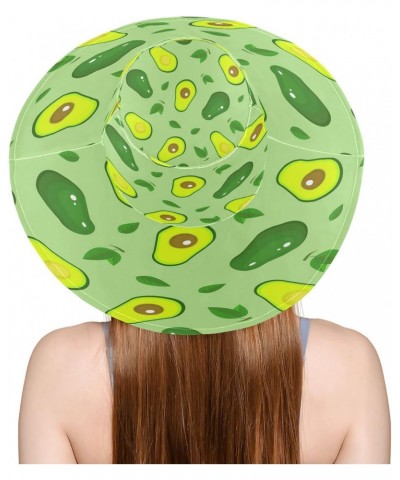 Sun Hats for Women Gardening Hat Avocado Green Fruits Beach Sun Protection Travel Foldable Brim Summer UV Hat Fishing Hat $11...