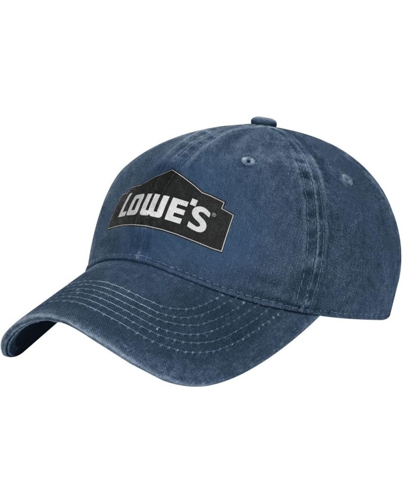 Lowe'S Unisex Adjustable for Hat Baseball Cap Casquette Navy $11.88 Baseball Caps