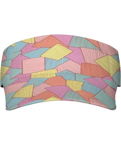 Sun Visor Hats Women Summer Protection Beach Cap,Empty Top Golf Visor Multicolor_5 $14.00 Visors