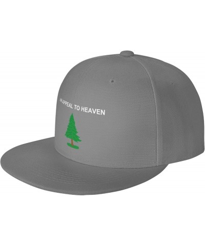 an Appeal to Heaven Snapback Hats Adjustable Fashion Classic Snapback Hat for Men Women Black Gray $10.74 Baseball Caps