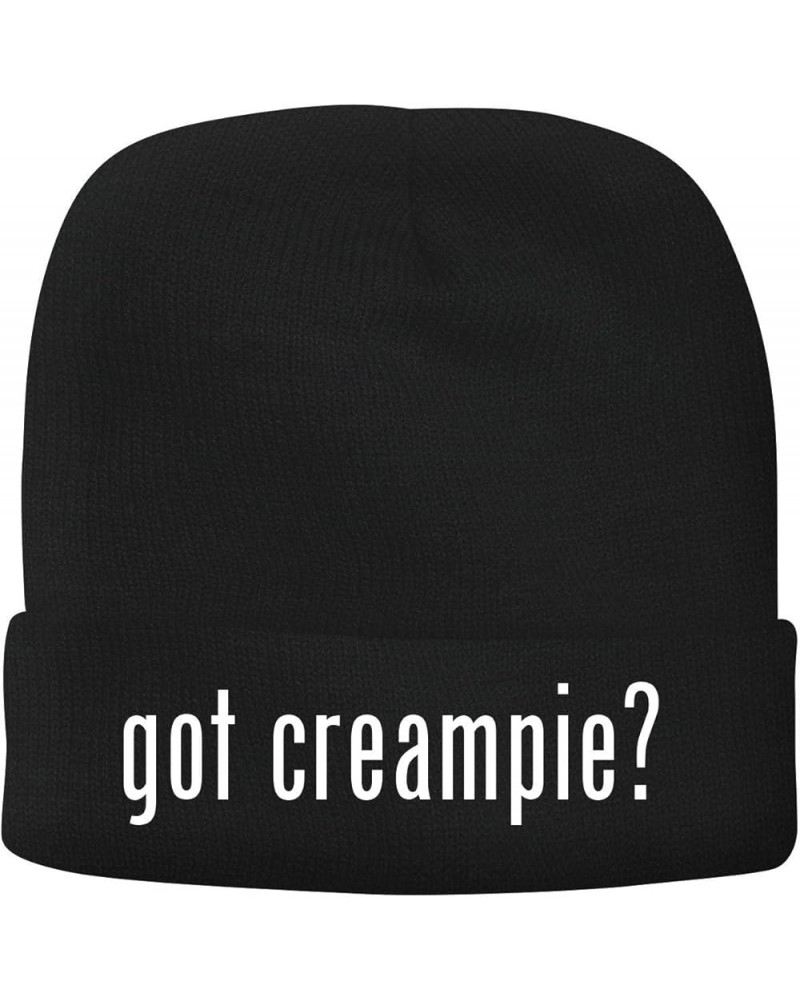 got Creampie? - Men's Soft & Comfortable Beanie Hat Cap Black $14.99 Skullies & Beanies