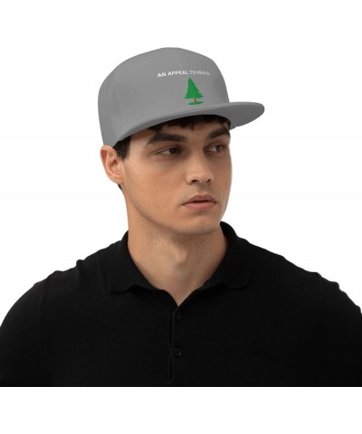 an Appeal to Heaven Snapback Hats Adjustable Fashion Classic Snapback Hat for Men Women Black Gray $10.74 Baseball Caps