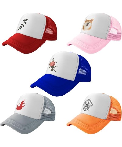 Custom Hat Add Your Own Photo Logo Picture Design Your Personalized Trucker Hats Red $7.07 Baseball Caps