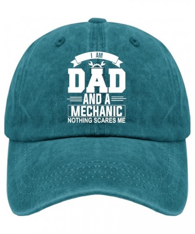 I am dads Baseball Cap Funny Golf hat Cyan Blue Womens Trucker hat Gifts for Son Cool Hat Cyan Blue $11.59 Sun Hats