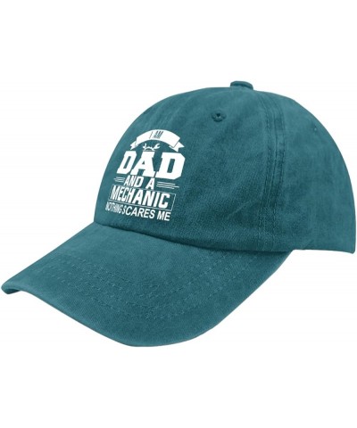 I am dads Baseball Cap Funny Golf hat Cyan Blue Womens Trucker hat Gifts for Son Cool Hat Cyan Blue $11.59 Sun Hats