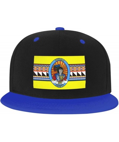 Flag of Osceola County, Florida Baseball Cap for Men Women Snapback Hat Adjustable Flat Bill Hats Blue $10.14 Baseball Caps