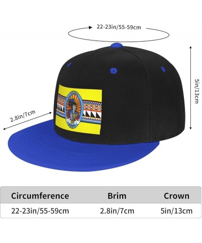 Flag of Osceola County, Florida Baseball Cap for Men Women Snapback Hat Adjustable Flat Bill Hats Blue $10.14 Baseball Caps