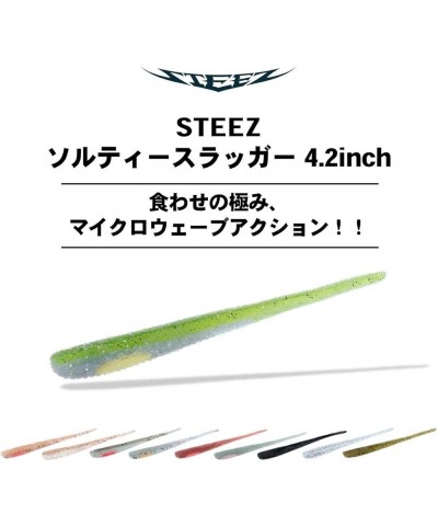 Daiwa Steez Salty Slugger Steez Salty Slugger 2.5/3.5/4.2 Bass Lure Blue Pearl Wakari Heron 4.2inch $12.88 Headbands