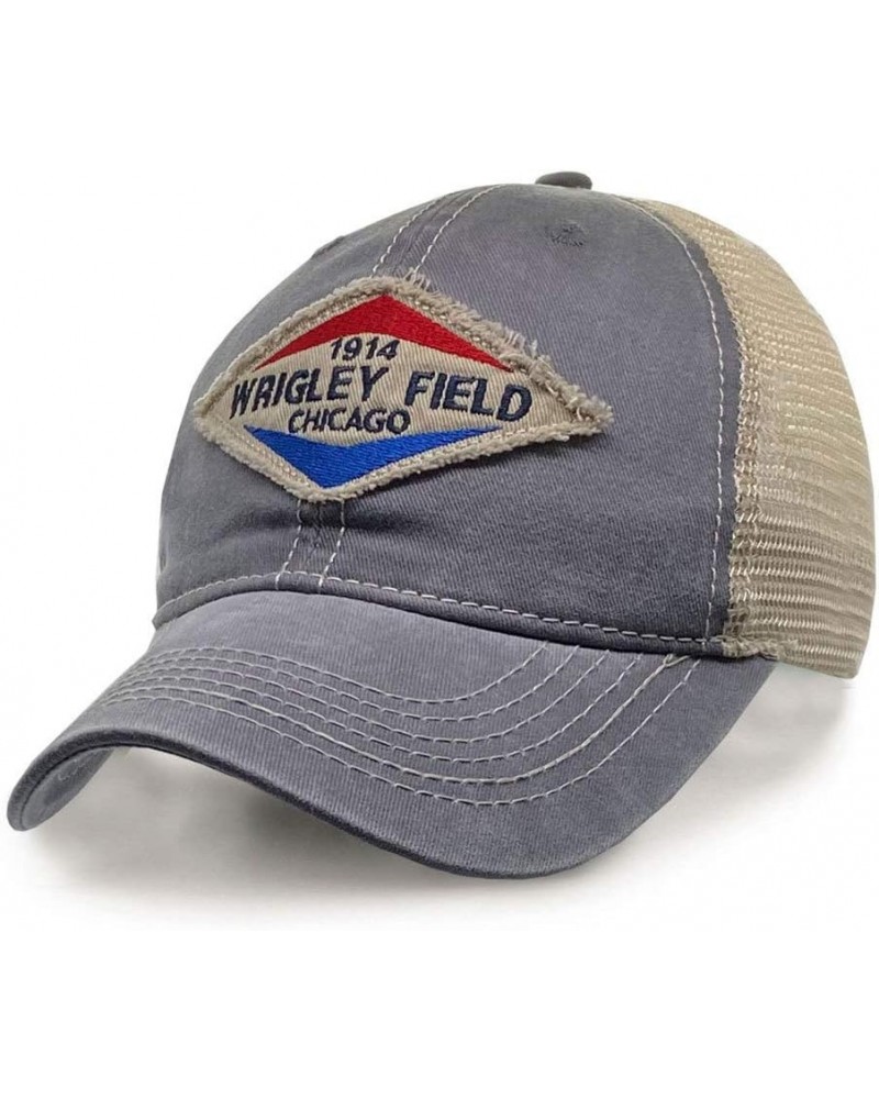 Wrigley Field Adjustable 'Gas Station' Snapback Trucker Cap Charcoal $15.76 Baseball Caps