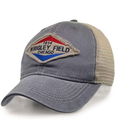 Wrigley Field Adjustable 'Gas Station' Snapback Trucker Cap Charcoal $15.76 Baseball Caps