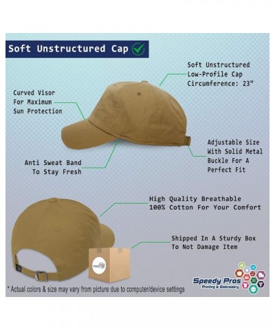 Custom Soft Baseball Cap Service Dog Embroidery Dogs Twill Cotton Giraffe Dad Hats for Men & Women Khaki Design Only $13.50 B...