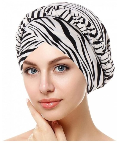 Skiing Baseball Cap Hair Cap Hat Braid Pre Tied Headwear Baseball Caps Exercise Cap Muslim Hat - White $4.97 Skullies & Beanies