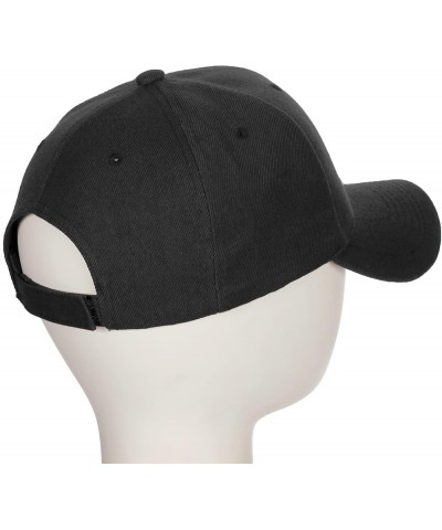 Structured Baseball Hat Cap Curved Visor Black Old English Font Alphabet A to Z Black Letter X $11.49 Baseball Caps